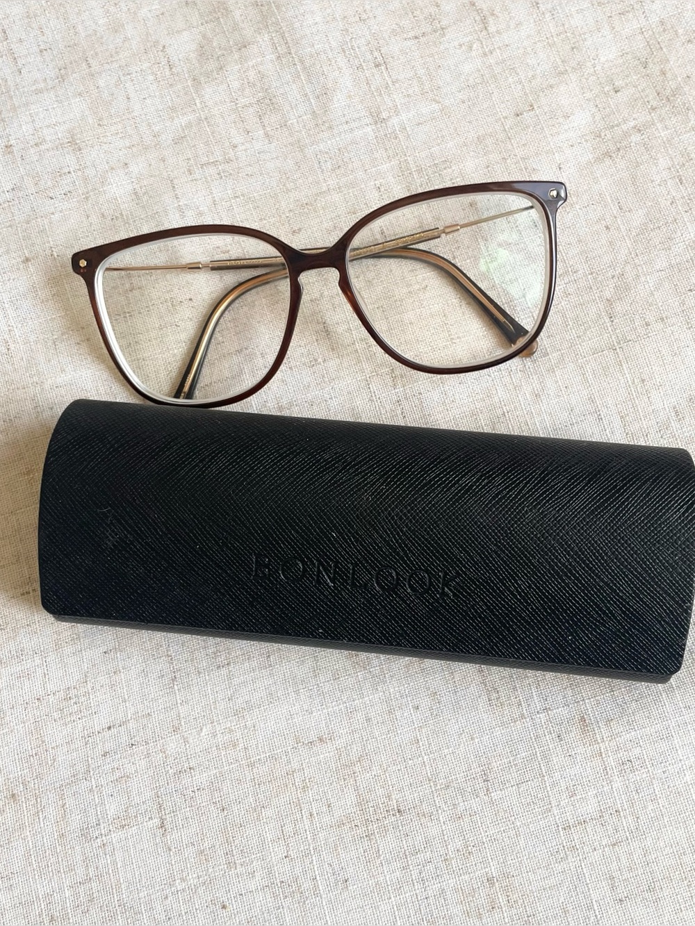 Bonlook brown sonia Glasses with Case